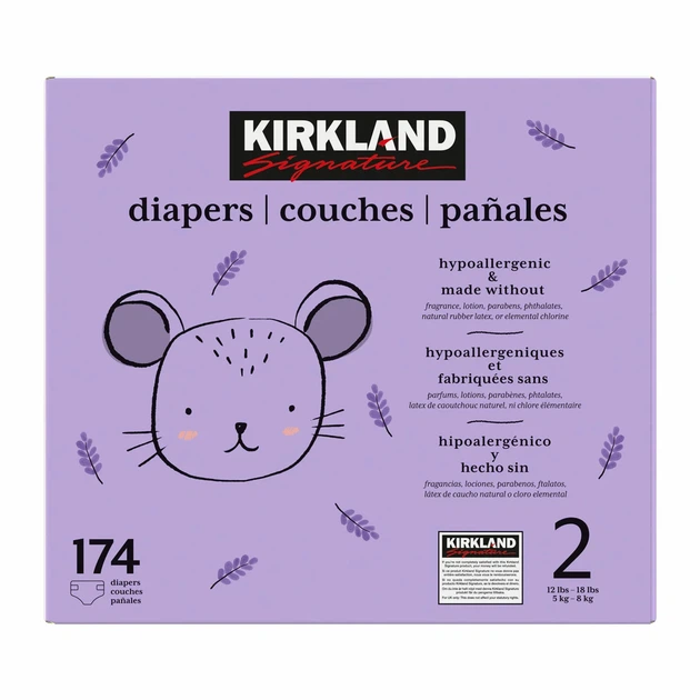 Підгузки Kirkland - 2розмір (174шт) - зображення 3