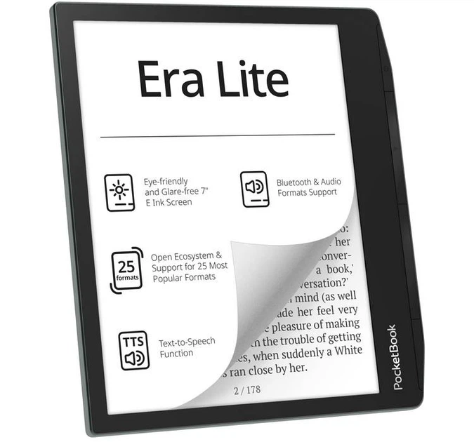 Електронна книга PocketBook 710 Era Lite, Stone Green (PB710-9-WW) - зображення 2