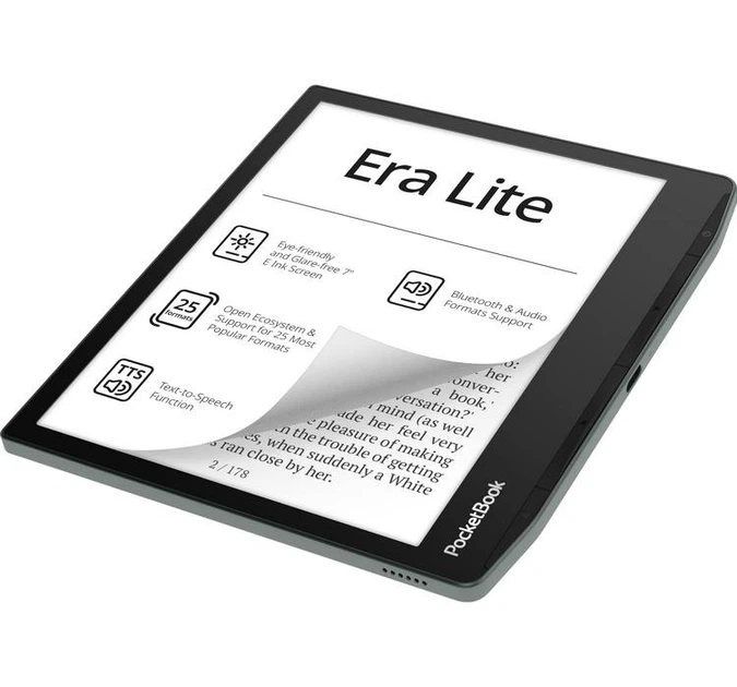 Електронна книга PocketBook 710 Era Lite, Stone Green (PB710-9-WW) - зображення 3