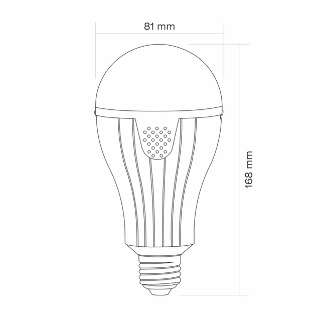 LED лампа аккумуляторная TITANUM A80 12W E27 4000K 230V 29152 - изображение 4