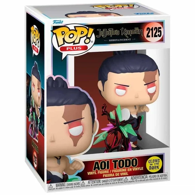 Фігурка Funko Pop Магічна Битва Аої Тодо Jujutsu Kaisen Aoi Todo Світиться 10 см Exclusive FP JK AT EX 2125 - зображення 4