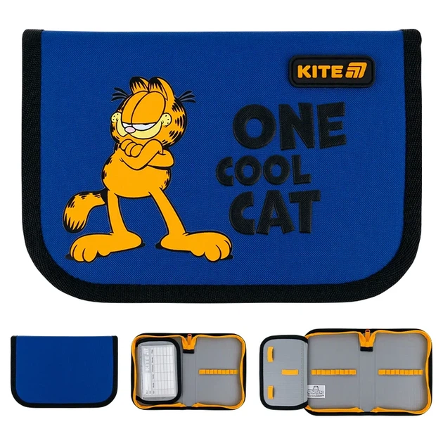 Пенал без наполнения Kite Garfield GF26-621, 1 отделение, 1 отворот - изображение 3