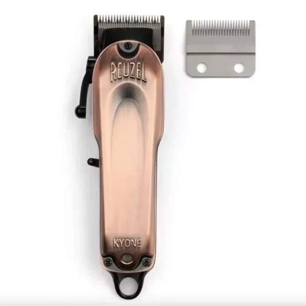 Профессиональная машинка для стрижки Reuzel x Kyone The Clipper аккумуляторная металлическая 240 мин работы 7200 RPM с 6 насадками - изображение 6