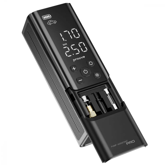 Компрессор автомобильний портативный Proove Pump Assistant Pro 120W 7500mAh (на АКБ) - изображение 8