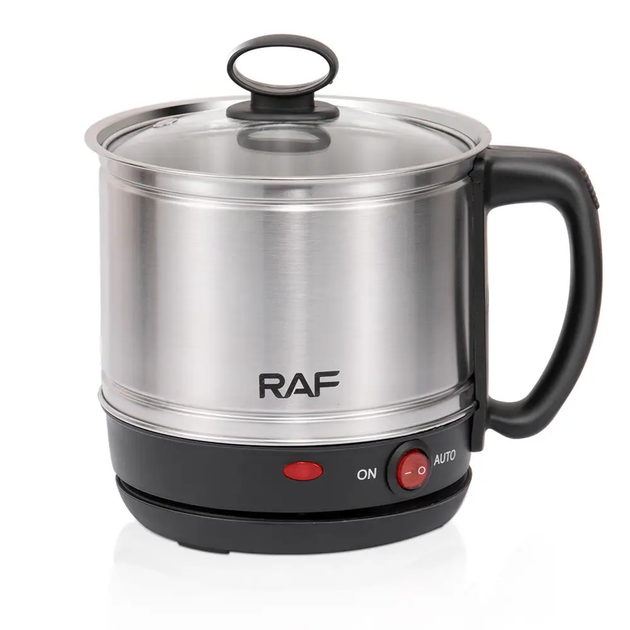 Электрокастрюля / Кухонная мини рисоварка RAF R5430 / Кастрюля-скороварка 1,5 л 600W - изображение 4