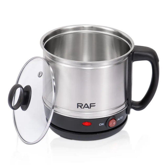 Электрокастрюля / Кухонная мини рисоварка RAF R5430 / Кастрюля-скороварка 1,5 л 600W - изображение 5