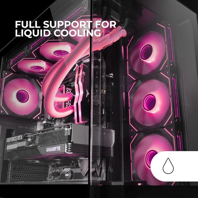 Корпус для ПК Mars Gaming MC-FUSION Черный (102023567) - изображение 2