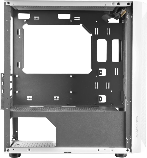 Корпус Mars Gaming MCMESHW / Micro-ATX / 3x120mm FRGB Fans / 360º Mesh / GPU до 320мм / Mini-Tower / Белый (101978036) - изображение 6