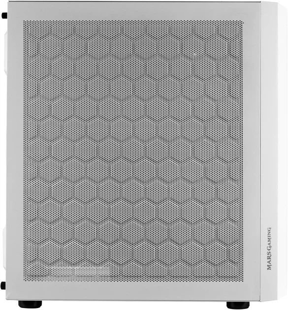 Корпус Mars Gaming MCMESHW / Micro-ATX / 3x120mm FRGB Fans / 360º Mesh / GPU до 320мм / Mini-Tower / Белый (101978036) - изображение 8