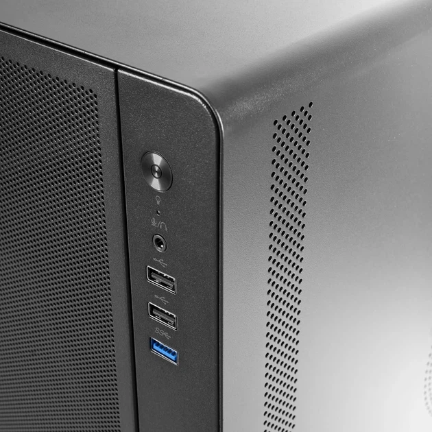 Корпус для ПК / Tacens AERO / Mid Tower / Без БП / Металлическая передняя панель / Черный - Фото 4 Корпус для ПК / Tacens AERO / Mid Tower / Без БП / Металлическая передняя панель / Черный - изображение 4