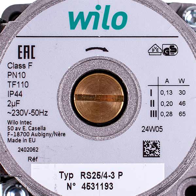 Циркуляційний насос Wilo Star-RS 25/40 130 сірий (RS 25/4 130) - Фото 5 Циркуляційний насос Wilo Star-RS 25/40 130 сірий (RS 25/4 130) - зображення 5