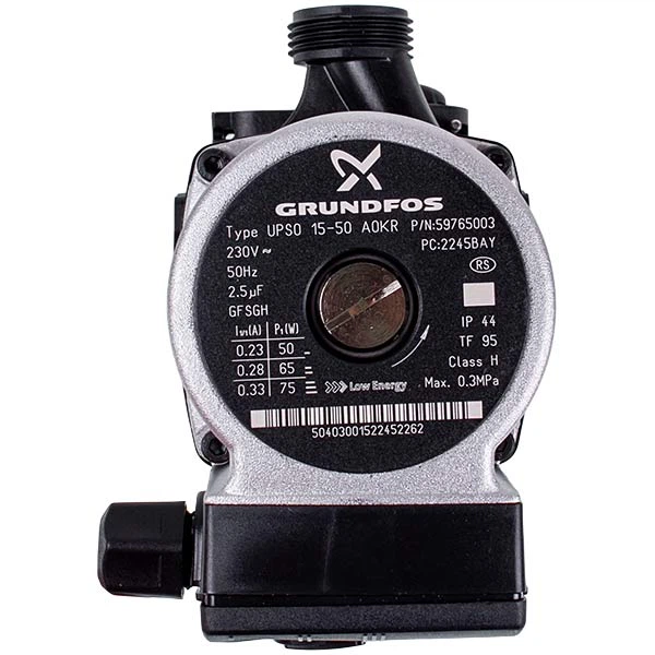 Насос циркуляційний у зборі Grundfos UPSO 15-50 75 Вт для газового котла Nobel 2-24 SE Plus (1488) - Фото 2 Насос циркуляційний у зборі Grundfos UPSO 15-50 75 Вт для газового котла Nobel 2-24 SE Plus (1488) - зображення 2