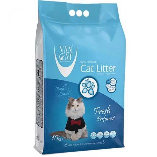 Бентонитовый наполнитель Van Cat Fresh для туалета кошек комкующийся 0.5-2.25 мм Фреш 10 кг (55450) - Фото 3 Бентонитовый наполнитель Van Cat Fresh для туалета кошек комкующийся 0.5-2.25 мм Фреш 10 кг (55450) - изображение 3