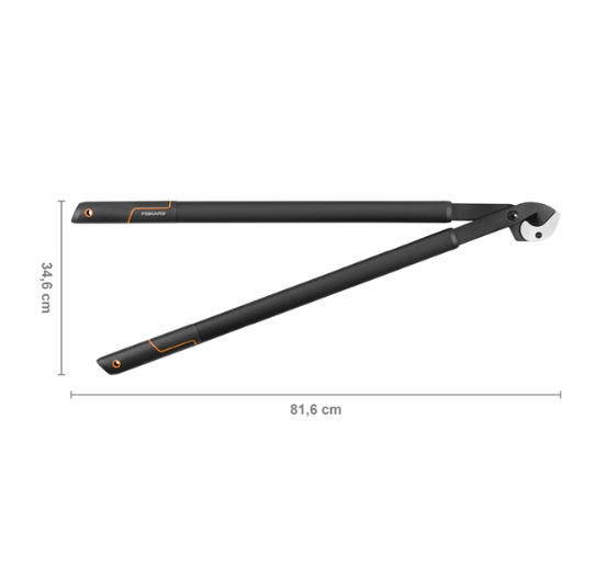 Великий контактний сучкоріз Fiskars із загнутими лезами SingleStep 112450 (1001430) - Фото 2 Великий контактний сучкоріз Fiskars із загнутими лезами SingleStep 112450 (1001430) - зображення 2