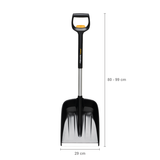 Телескопічна автомобільна лопата для снігу Fiskars X-series ™ 1057187 - Фото 3 Телескопічна автомобільна лопата для снігу Fiskars X-series ™ 1057187 - изображение 3