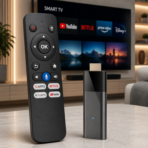 Смарт ТВ приставка Smart TV Q6 Plus 2/16Gb Android 10 с голосовый управлением Allwinner h313 для телевизора - Фото 1 Смарт ТВ приставка Smart TV Q6 Plus 2/16Gb Android 10 с голосовый управлением Allwinner h313 для телевизора - изображение 1