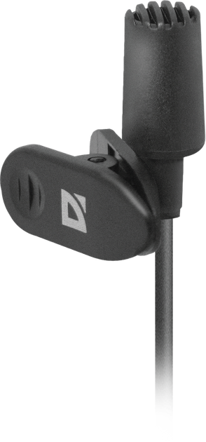 Мікрофон. IT DEFENDER MIC-109 чорний на прищепці 1.8м - Фото 2 Мікрофон. IT DEFENDER MIC-109 чорний на прищепці 1.8м - изображение 2