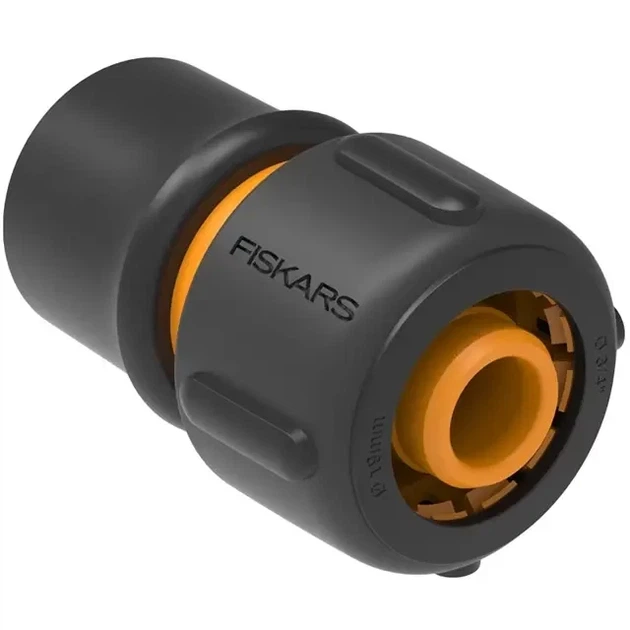 Конектор для шлангу Fiskars LB30 19 мм 46 мм (1027077) - Фото 1 Конектор для шлангу Fiskars LB30 19 мм 46 мм (1027077) - зображення 1