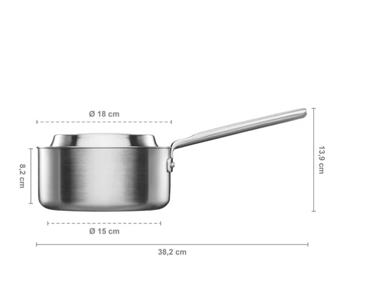 Кастрюля Norden Steel 1,8 л - зображення 2
