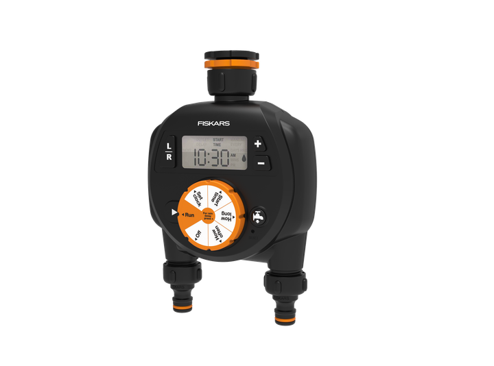 Таймер подачі води Fiskars для поливу на дві зони (1054792) - изображение 4