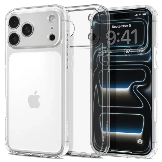Прозорий чохол Spigen Ultra Hybrid Crystal Clear для iPhone 17 Pro (ACS10342) - зображення 2