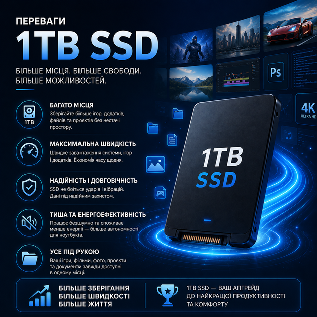 Компьютер ALM NEO-17 / 8 потоков Intel Core i7 / 1000GB SSD / 8GB ОЗУ - изображение 2