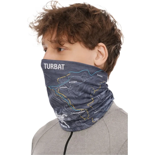 Пов'язка Turbat Edelweiss Scarf унісекс сіра - зображення 4