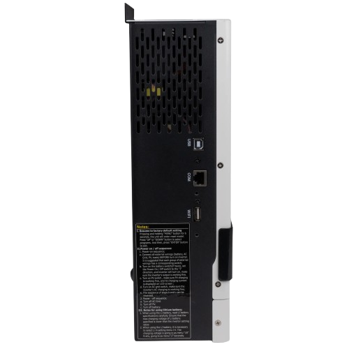 Гібридний інвертор із чистою синусоїдою Must PV18-1012VPM 1 фаза 1 кВт 12 В 60A WiFi RS-485 White - зображення 4