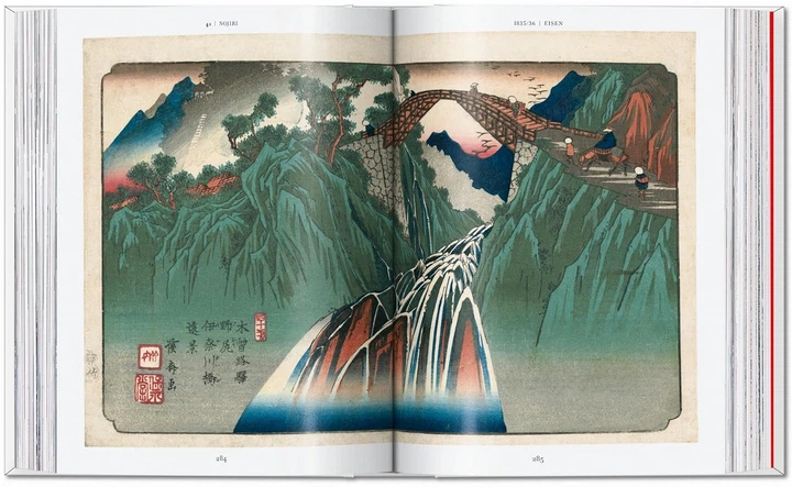 Hiroshige & Eisen. The Sixty-Nine Stations along the Kisokaido. 40th Ed. - Rhiannon Paget (9783836594875) - obraz 6