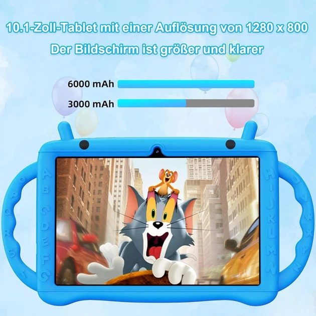 Планшет 10.1" Semeakoko EE35 4+6/64Gb 8 ядер Android 14 6000 mAh Серый (102022831) - Б/У - изображение 4