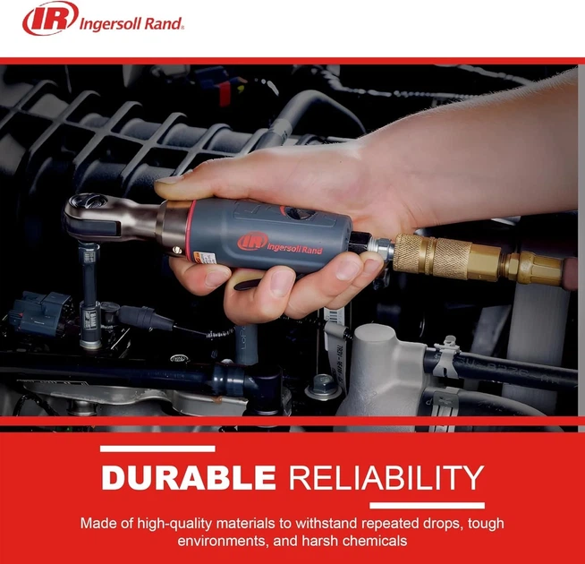 Пневматический трещоточный ключ Ingersoll Rand 1105MAX-D2 / 1/4" / Серый Б/В k1 - изображение 6