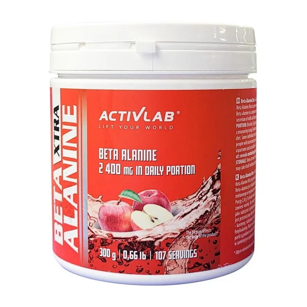 Бета-аланин Beta Alanine Xtra Activlab, яблоко, 300 г - изображение 2
