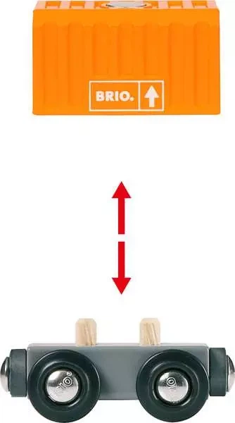 Локомотив Brio World товарний поїзд із трьома вагонами (7312350339826) - зображення 4