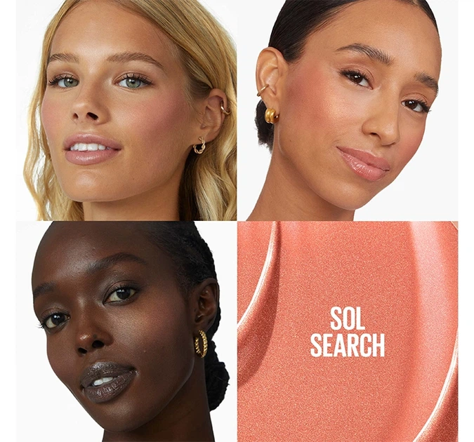 Maybelline New York Sunkisser Blush Жидкие румяна-хайлайтер с эффектом сияния № 03 "Sol Search" - Фото 4 Maybelline New York Sunkisser Blush Жидкие румяна-хайлайтер с эффектом сияния № 03 "Sol Search" - изображение 4