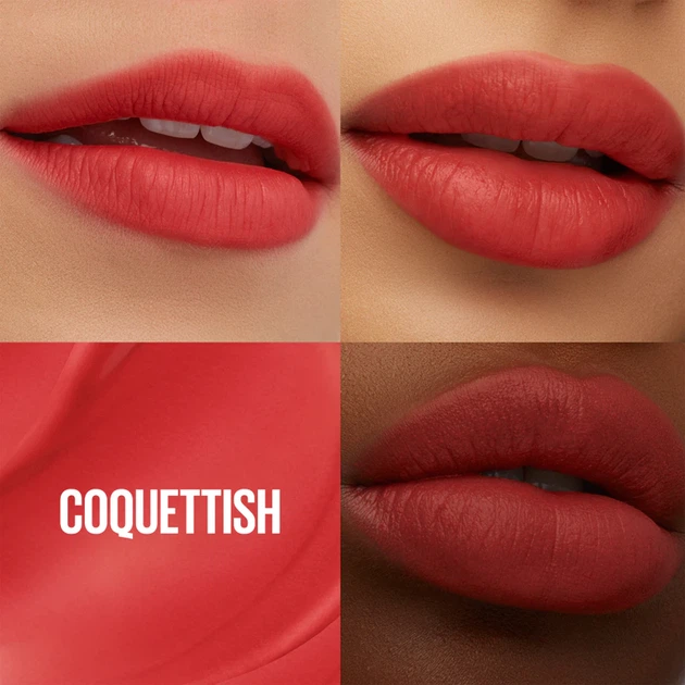 Maybelline New York Superstay Teddy Tint Стойкая матовая помада-тинт для губ № 30 "Coquettishe" - Фото 2 Maybelline New York Superstay Teddy Tint Стойкая матовая помада-тинт для губ № 30 "Coquettishe" - изображение 2