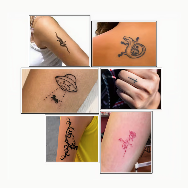 Хна для тимчасового тату EYIR Temporary Tattoo, колір Бордовий, 15 мл - зображення 3