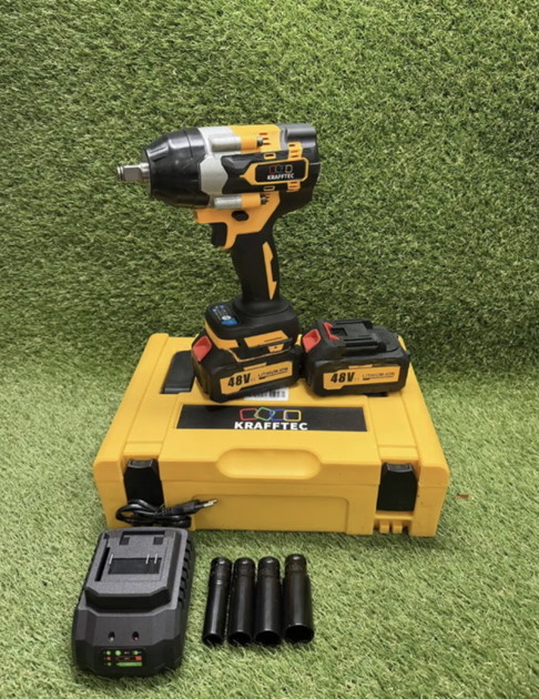Акумуляторний гайковерт Krafftec Germany PRO, 48V 8Ah - зображення 8