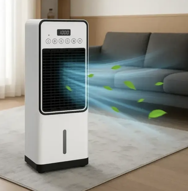 Мобільний кондиціонер 3в1 з обігрівом та охолодженням Domotec Air Max Pro BFX-8D-1668 - зображення 6