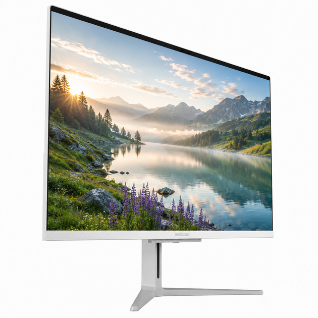 Моноблок 27" Medion (Lenovo Group) Akoya E27401 | Intel Core i5-1035G1 | IPS (1920x1080) FullHD | RAM 16 ГБ | SSD 1 ТБ | Intel UHD Graphics | Wi-Fi 5 | Bluetooth 5.0 | Тонкий корпус | Win11 (5271) - Уценка - изображение 6