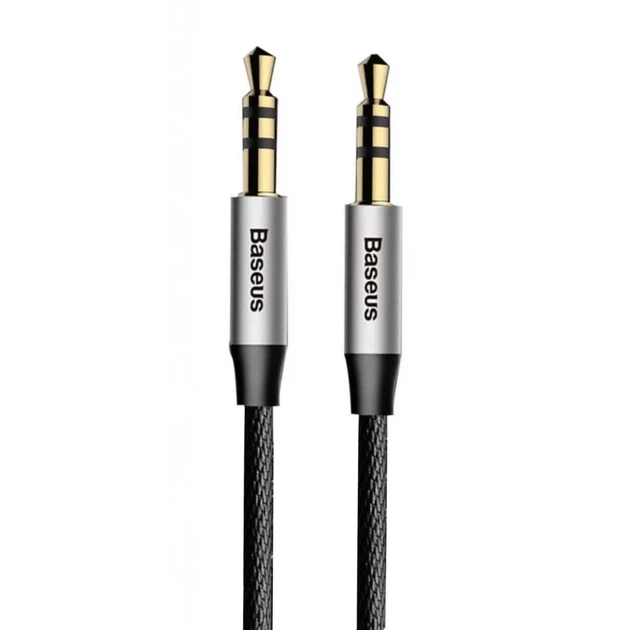 Кабель AUX - AUX Baseus Yiven M30 (1.5m) - black - Фото 1 Кабель AUX - AUX Baseus Yiven M30 (1.5m) - black - зображення 1