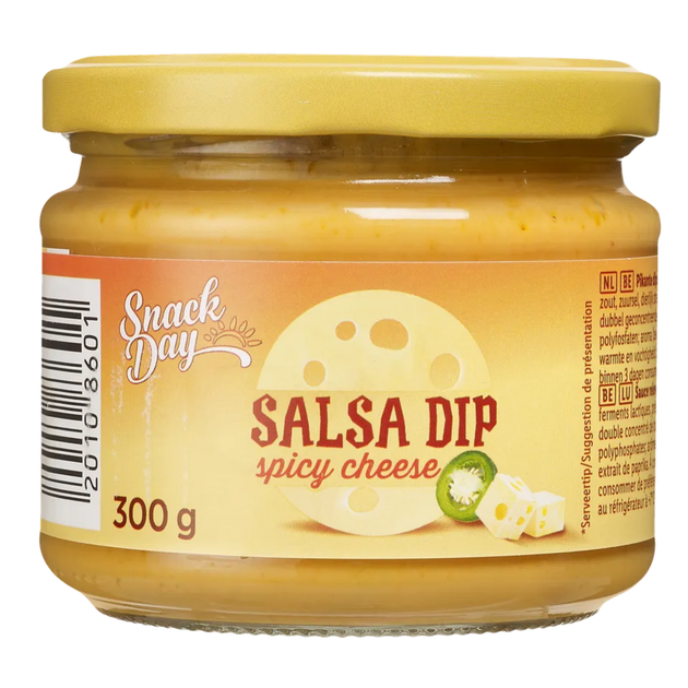 Соус Snack Day Salsa Dip Spicy Cheese с сыром и перцем халапеньо 300 г - Фото 1 Соус Snack Day Salsa Dip Spicy Cheese с сыром и перцем халапеньо 300 г - изображение 1