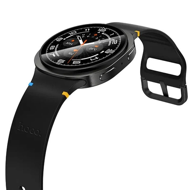 Смарт-годинник Hoco Y43 Amoled Smart Sports Watch (Call Version) Black - зображення 3