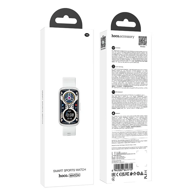Смарт часы Hoco Y25 Smart Sports Watch Silver - изображение 2