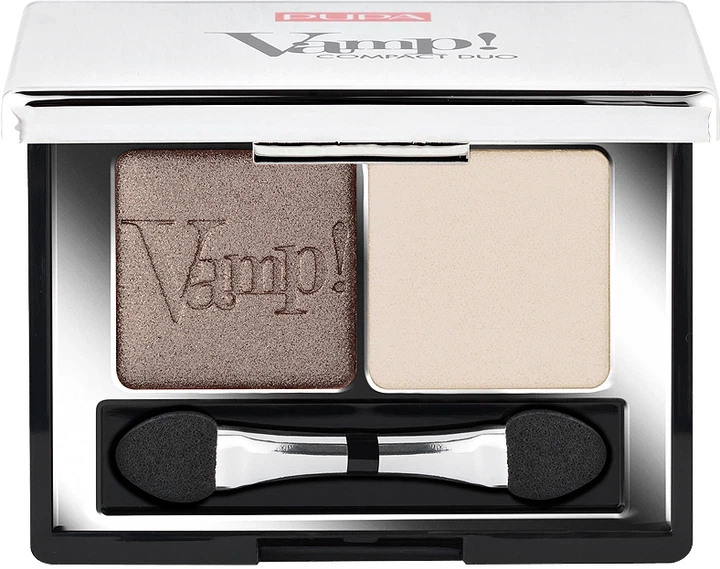 Двойные компактные тени Pupa Vamp! Compact Duo Eyeshadow № 06 Brown Vanilla 2.2 г - Фото 1 Двойные компактные тени Pupa Vamp! Compact Duo Eyeshadow № 06 Brown Vanilla 2.2 г - изображение 1