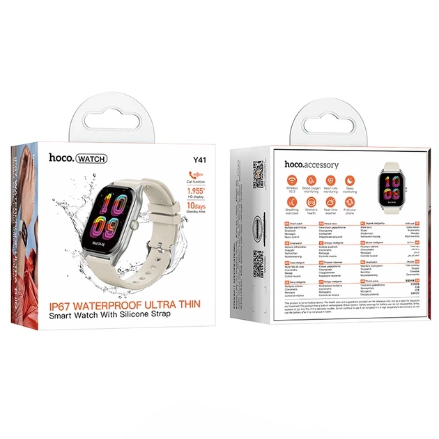 Смарт-часы Hoco Y41 Smart Watch (Call Version) Silver - изображение 2