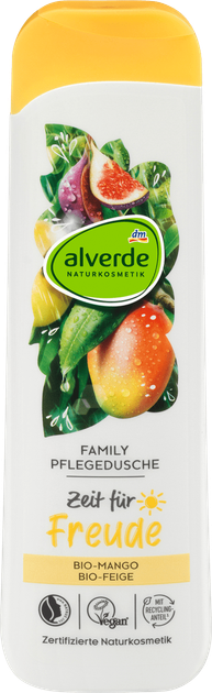 Гель для душа Alverde Naturkosmetik (Манго-Инжир) 300 мл - Фото 1 Гель для душа Alverde Naturkosmetik (Манго-Инжир) 300 мл - изображение 1