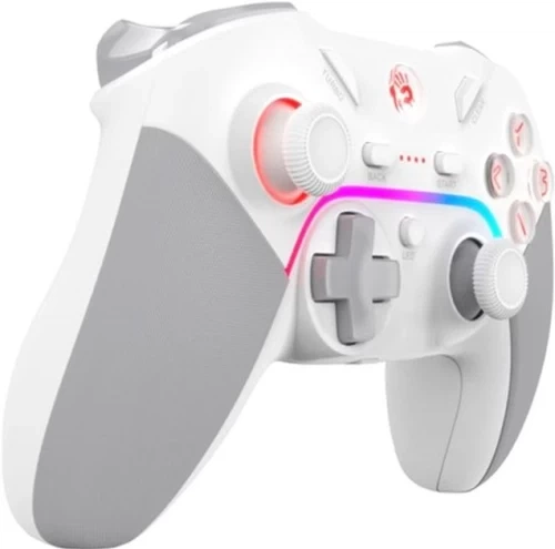 Геймпад Bloody GPW70, White/Grey, бездротовий (USB 2.4GHz), для ПК / PS3 / Switch / Android, подвійна вібрація, 600 mAh - Фото 2 Геймпад Bloody GPW70, White/Grey, бездротовий (USB 2.4GHz), для ПК / PS3 / Switch / Android, подвійна вібрація, 600 mAh - изображение 2