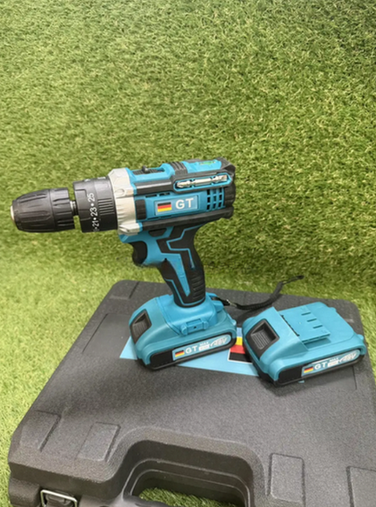 Шуруповерт аккумуляторный ударный GT Germany PRO 450DWE 48V 6Ah с набором инструментов и 2 АКБ - изображение 5