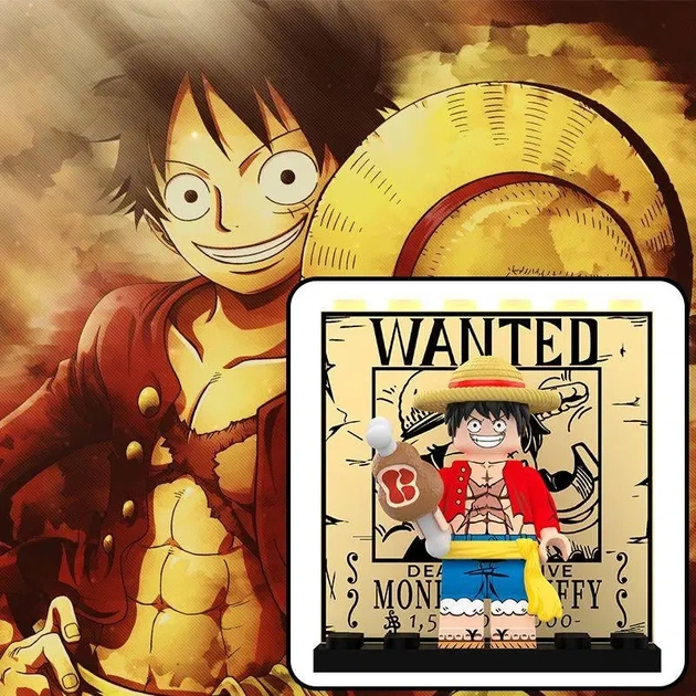 Набор минифигурок «Ван-Пис» (One Piece) с диорамами плакатов розыска WANTED: Монки Д. Луффи и Ророноа Зоро - Фото 3 Набор минифигурок «Ван-Пис» (One Piece) с диорамами плакатов розыска WANTED: Монки Д. Луффи и Ророноа Зоро - изображение 3