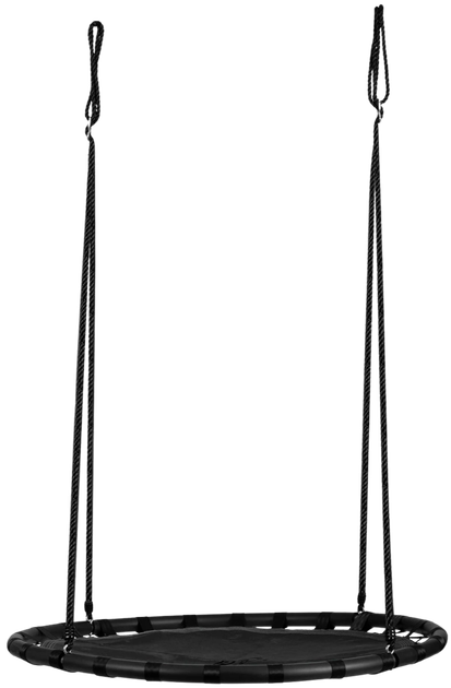 Huśtawka Neo-Sport Bocianie gniazdo 110220 120 cm Czarna (5903890627096) - obraz 2